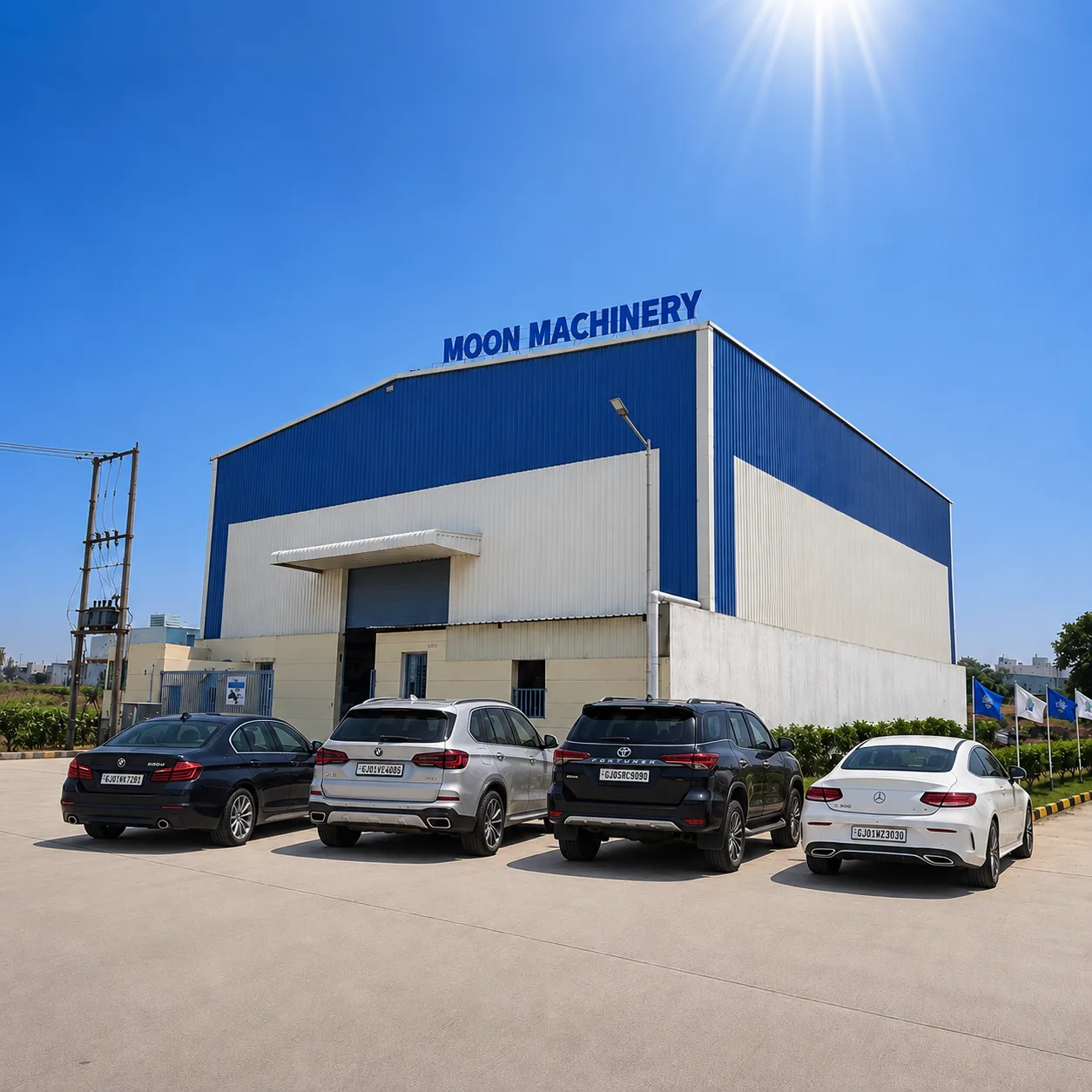 The Moon Machinery works at Swadheen Industrial Park, Kuha